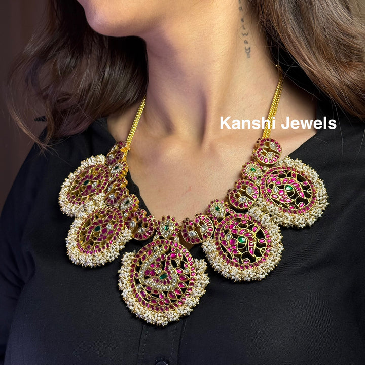 Kanshijewels , dulhan necklace , chokar necklace, kundan necklace, jadau necklace,  kanshi jewellery