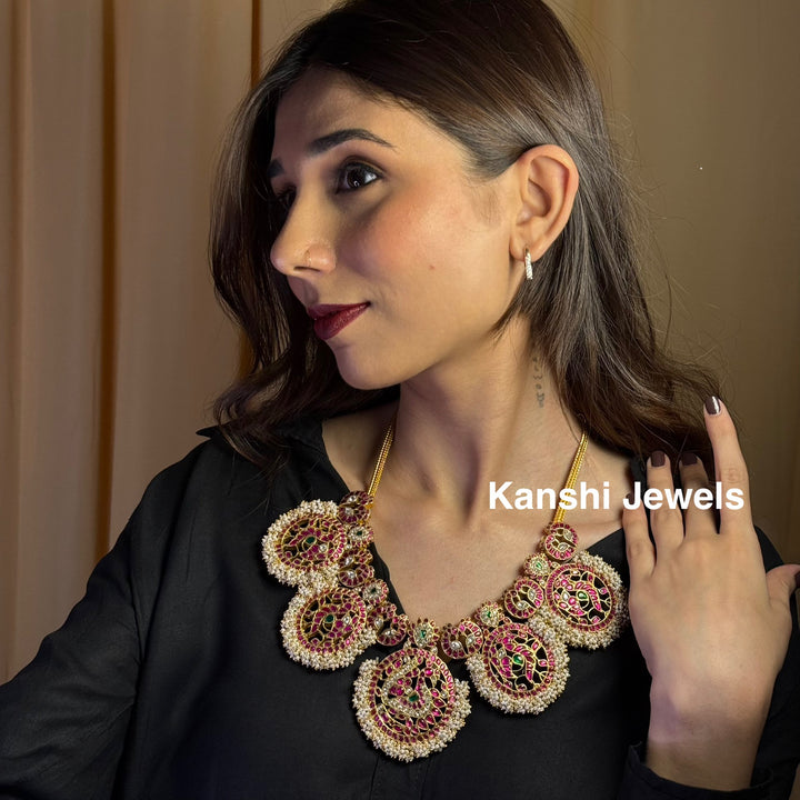 Kanshijewels , dulhan necklace , chokar necklace, kundan necklace, jadau necklace,  kanshi jewellery