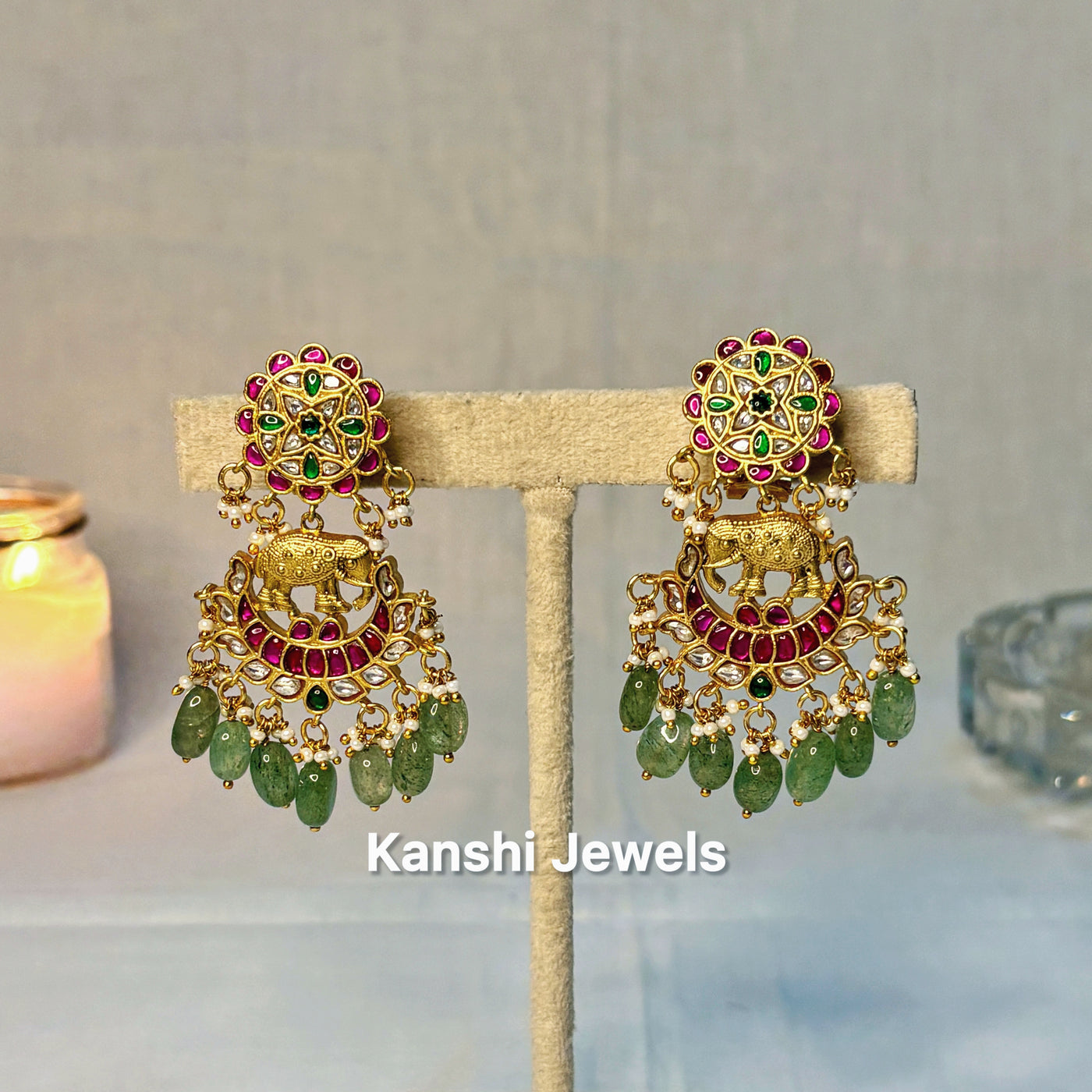 Jadau Nakashi earrings