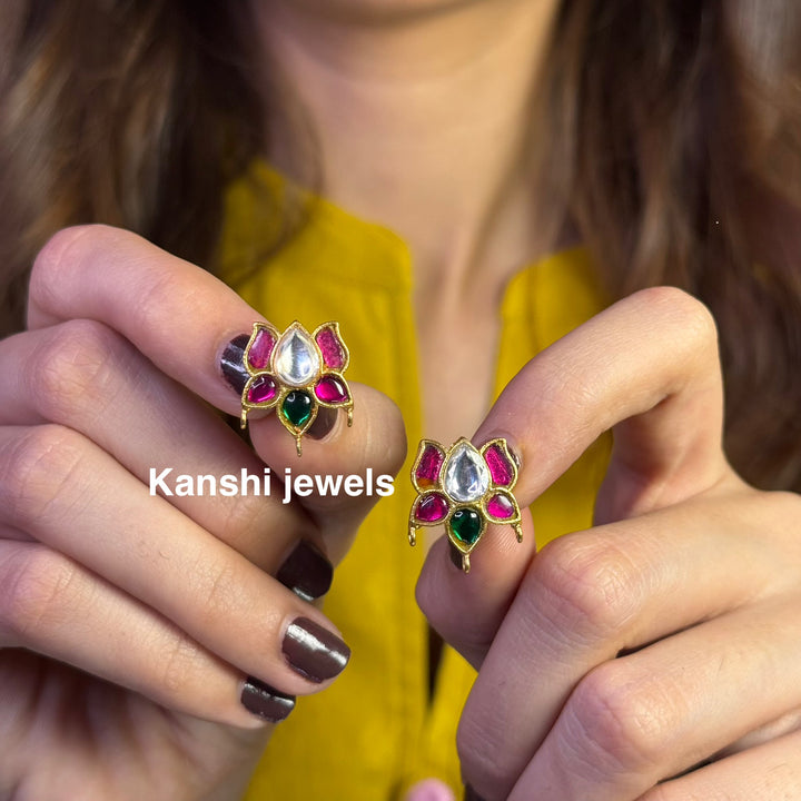 Dulhan Ear Cuffs,
Jadau Ear Cuffs by  Kanshi Jewels
