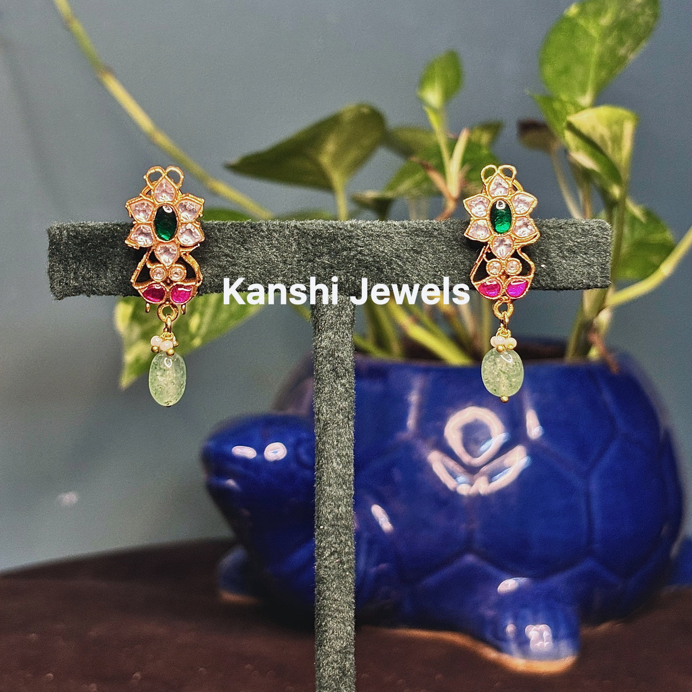 Jadau Kundan Studs