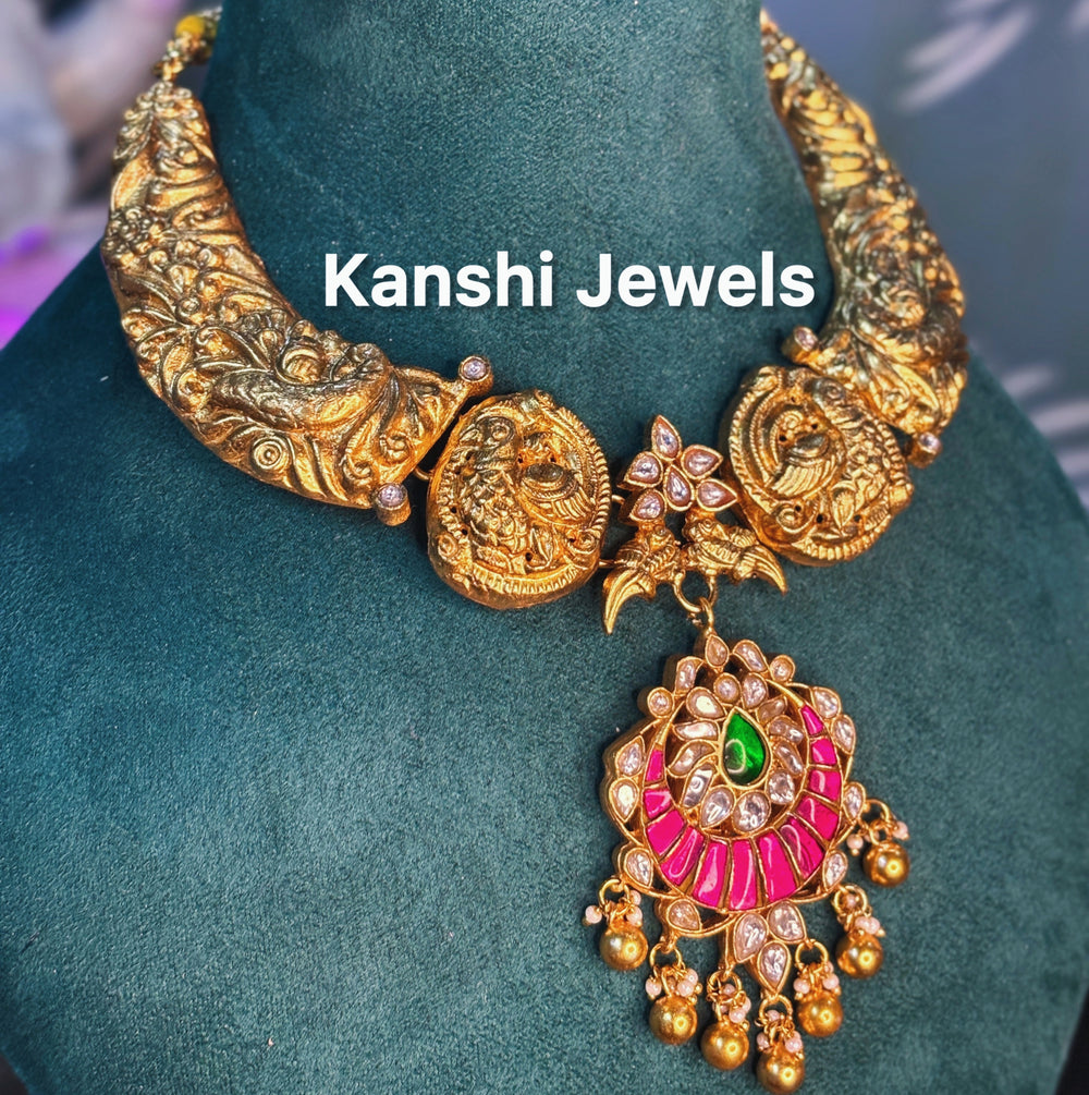 Kanshijewels , dulhan necklace , chokar necklace, kundan necklace, jadau necklace,  kanshi jewellery