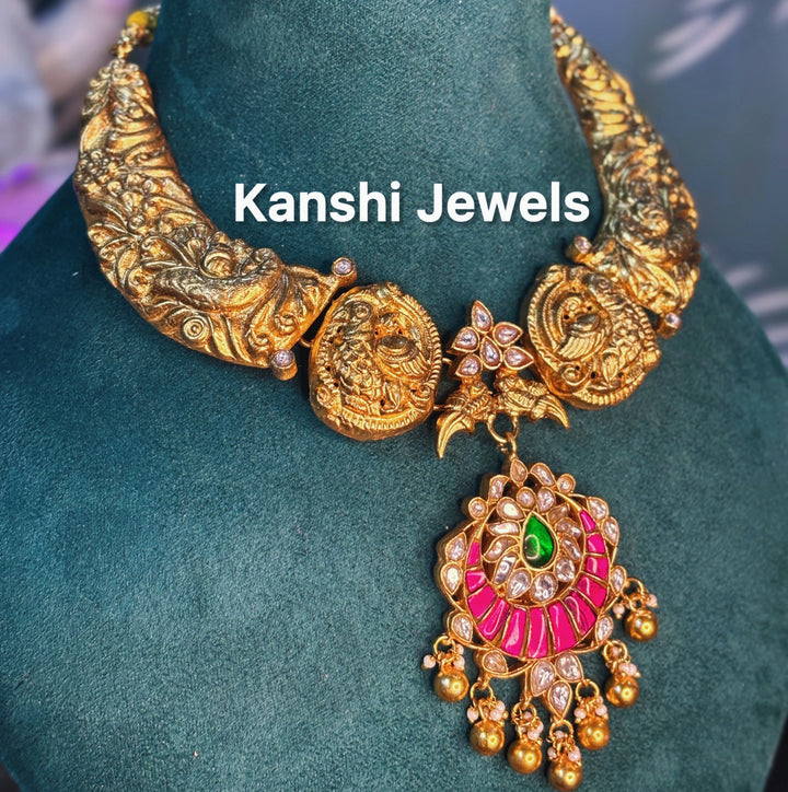 Kanshijewels , dulhan necklace , chokar necklace, kundan necklace, jadau necklace,  kanshi jewellery