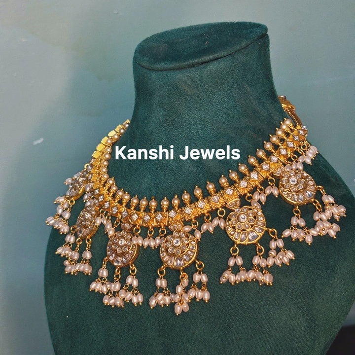 Kanshijewels , dulhan necklace , chokar necklace, kundan necklace, jadau necklace,  kanshi jewellery