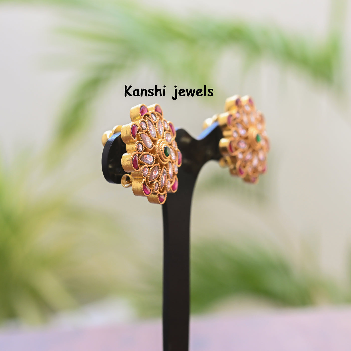 Jadau Kundan Studs