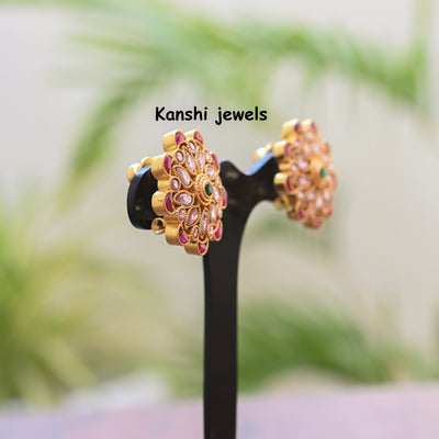 Jadau Kundan Studs