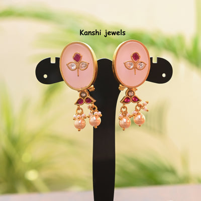 Jadau Kundan Pearl Necklace earring set