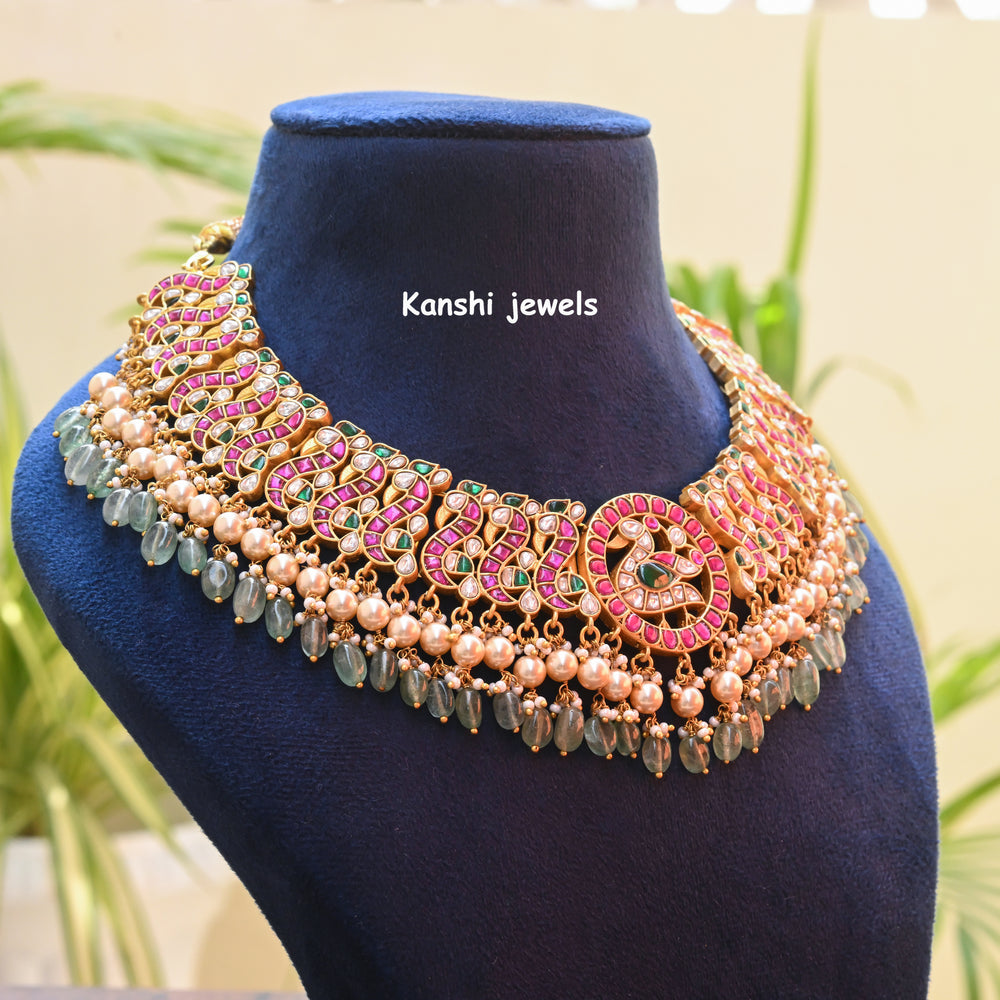 Kanshijewels , dulhan necklace , chokar necklace, kundan necklace, jadau necklace,  kanshi jewellery