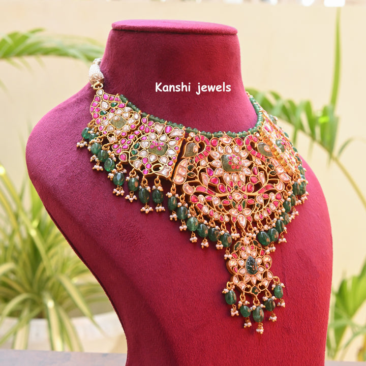 Kanshijewels , dulhan necklace , chokar necklace, kundan necklace, jadau necklace,  kanshi jewellery