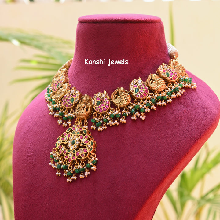 Kanshijewels , dulhan necklace , chokar necklace, kundan necklace, jadau necklace,  kanshi jewellery