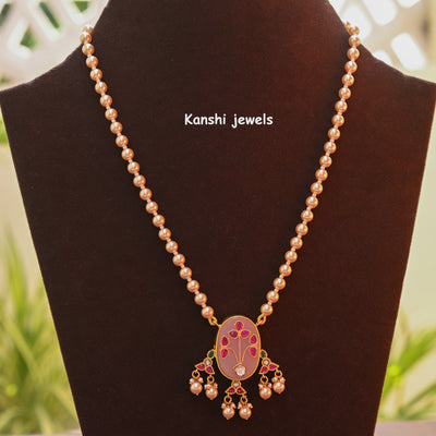 Jadau Kundan Pearl Necklace earring set