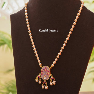 Jadau Kundan Pearl Necklace earring set