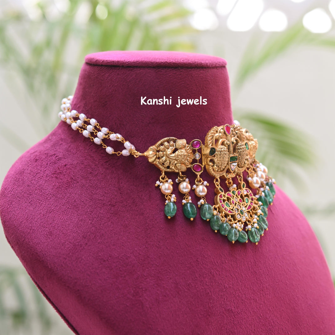 Jadau nakashi choker