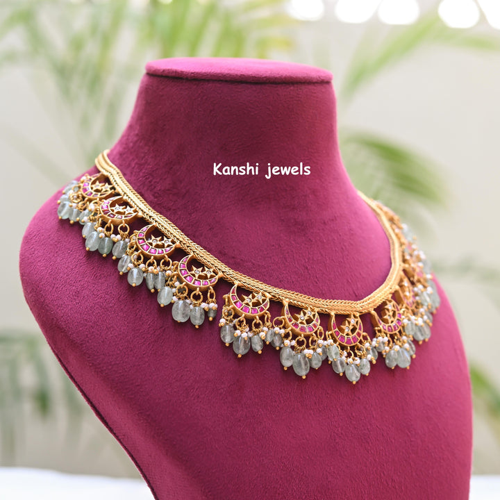 Kanshijewels , dulhan necklace , chokar necklace, kundan necklace, jadau necklace,  kanshi jewellery