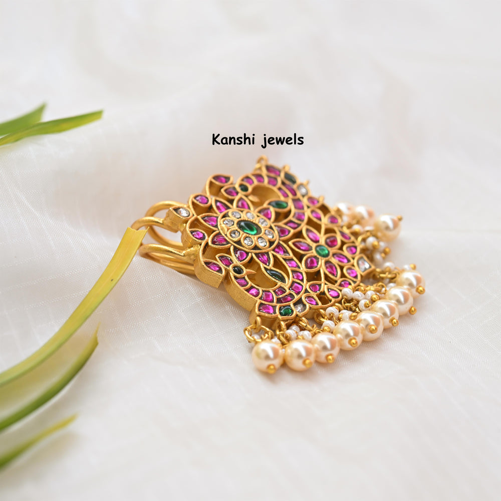 Jadau Hair Pin by Kanshi Jewels,
Dulan Hair pin