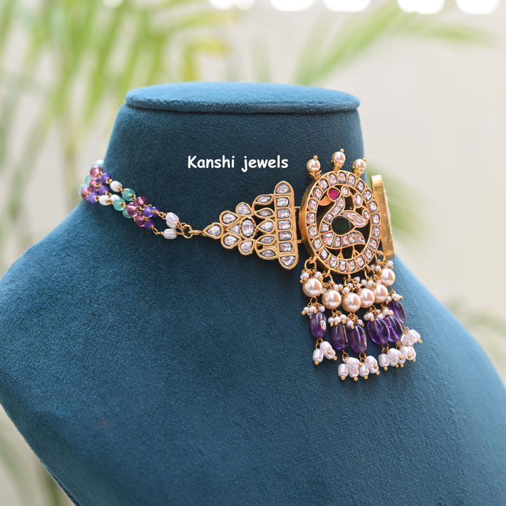 Kanshijewels , dulhan necklace , chokar necklace, kundan necklace, jadau necklace,  kanshi jewellery