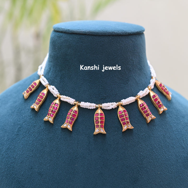 Kanshijewels , dulhan necklace , chokar necklace, kundan necklace, jadau necklace,  kanshi jewellery