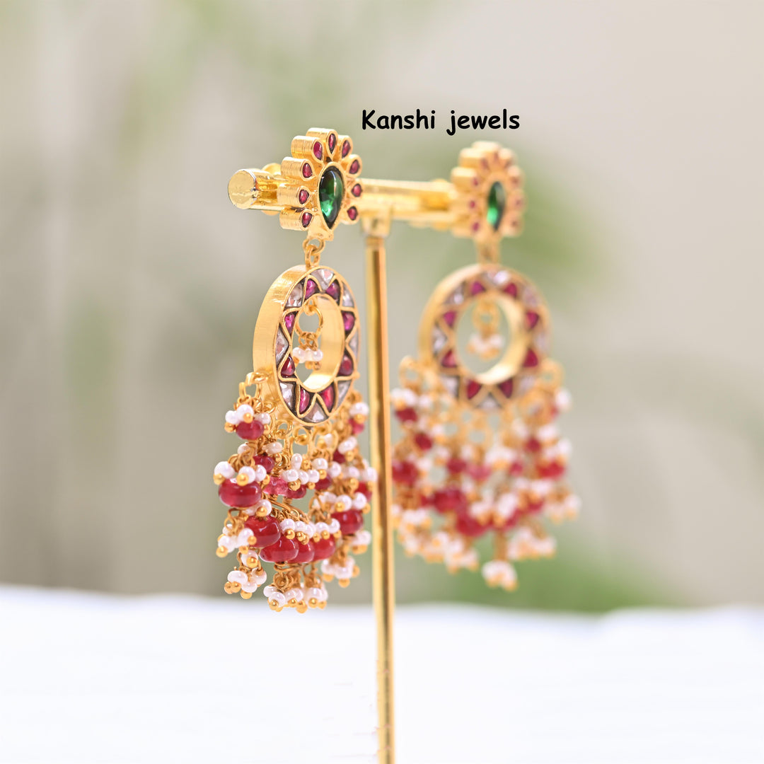 Ruby earrings