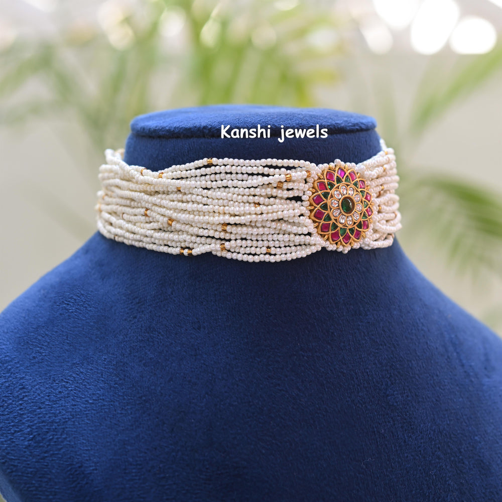 Kanshijewels , dulhan necklace , chokar necklace, kundan necklace, jadau necklace,  kanshi jewellery