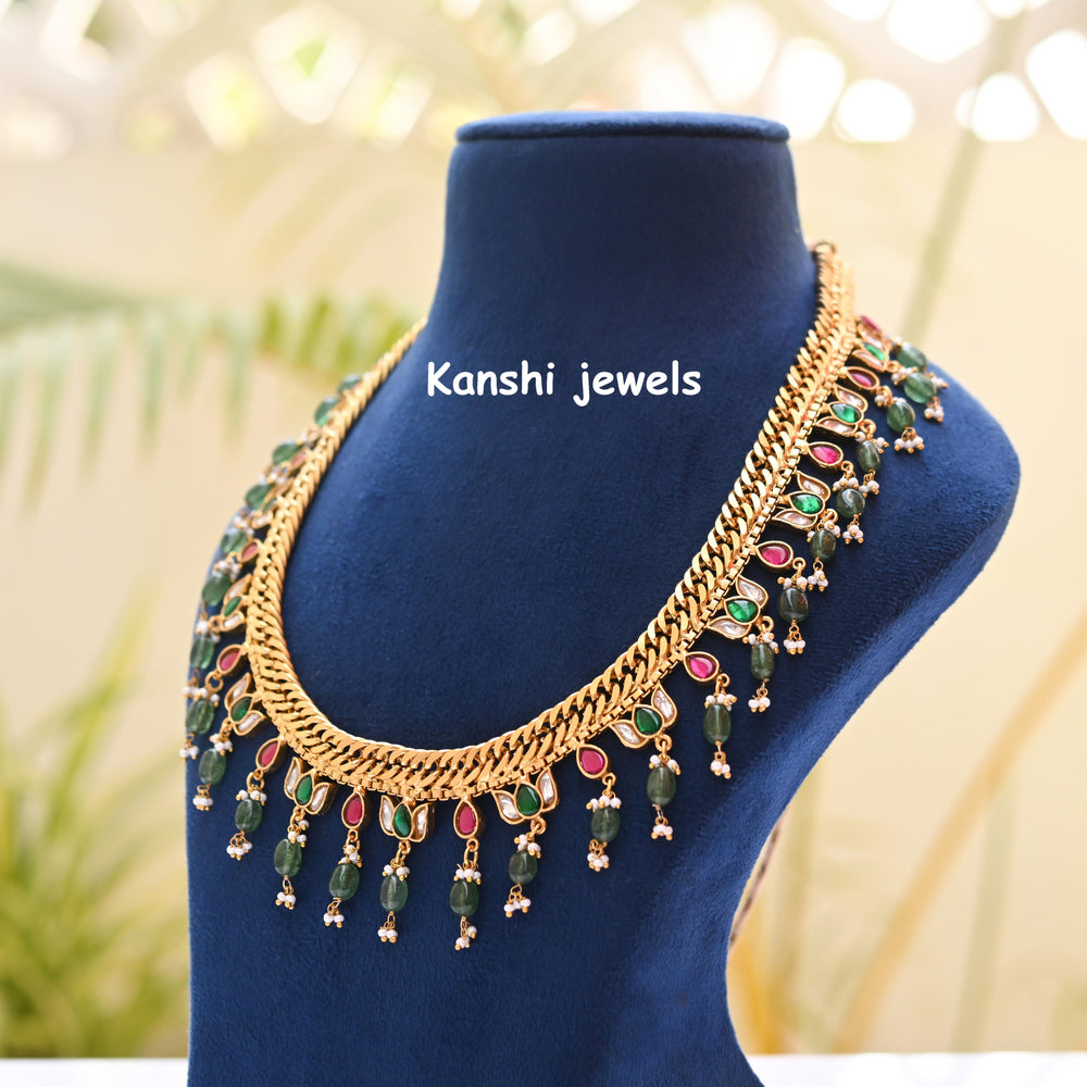 Kanshijewels , dulhan necklace , chokar necklace, kundan necklace, jadau necklace,  kanshi jewellery