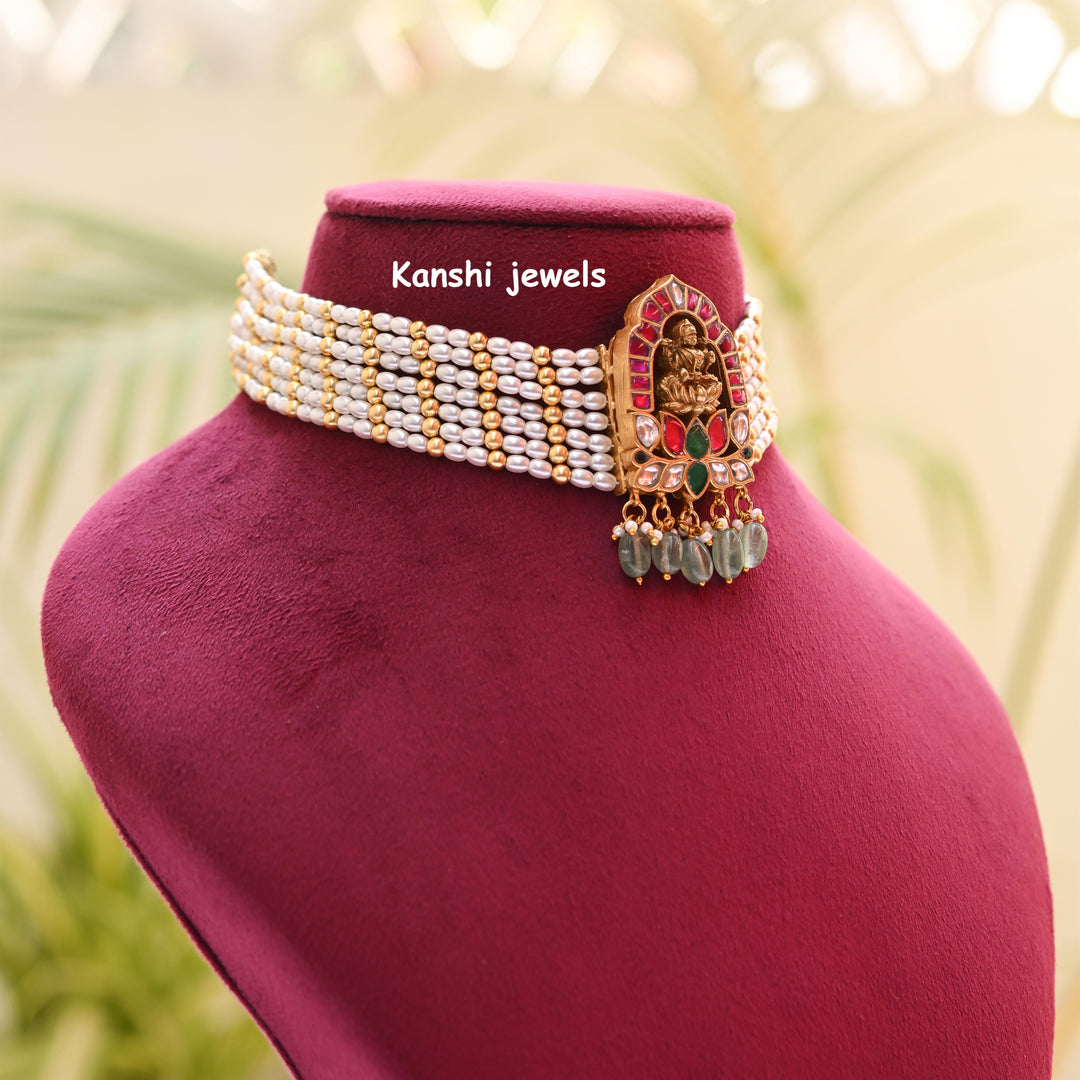 Kanshijewels , dulhan necklace , chokar necklace, kundan necklace, jadau necklace,  kanshi jewellery