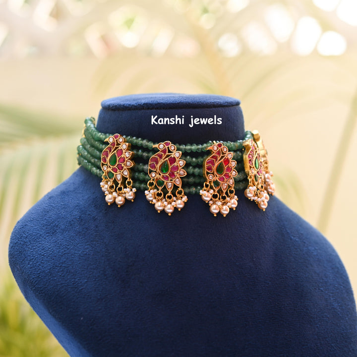 Kanshijewels , dulhan necklace , chokar necklace, kundan necklace, jadau necklace,  kanshi jewellery