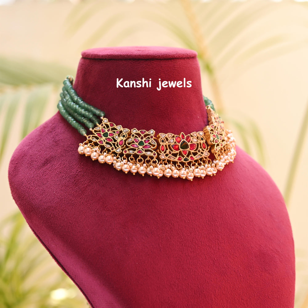 Kanshijewels , dulhan necklace , chokar necklace, kundan necklace, jadau necklace,  kanshi jewellery