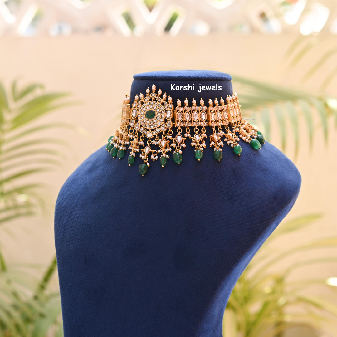 Kanshijewels , dulhan necklace , chokar necklace, kundan necklace, jadau necklace,  kanshi jewellery