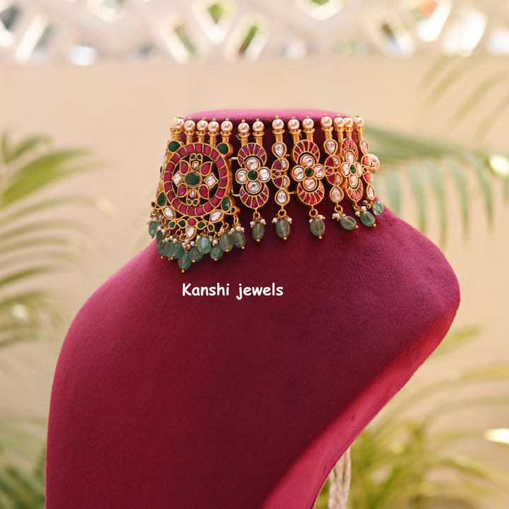 Kanshijewels , dulhan necklace , chokar necklace, kundan necklace, jadau necklace,  kanshi jewellery
