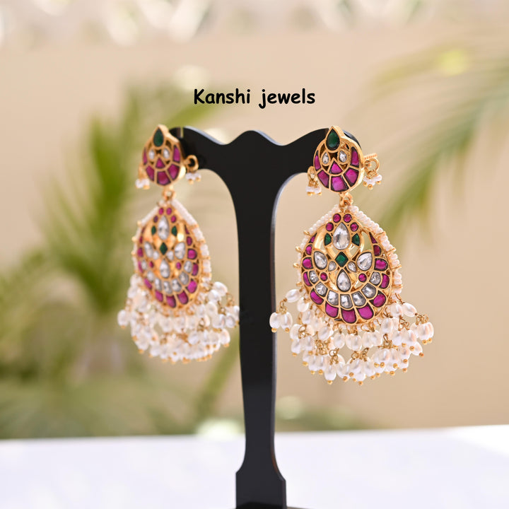 Jadau Kundan Studs