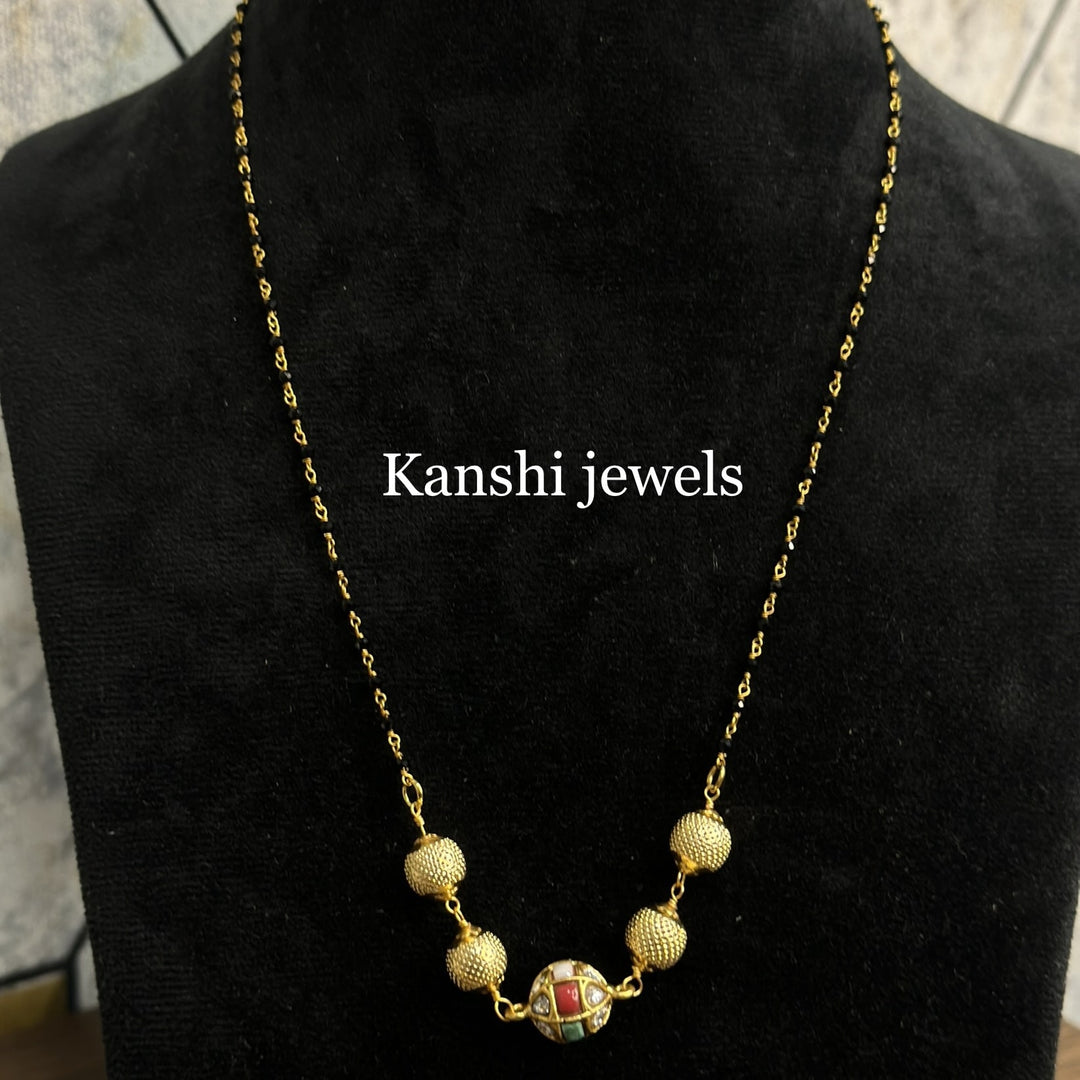 Dulhan Mangalsutra,
Jadau Kundan Mangalsutra by Kanshi Jewels