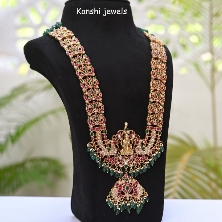 જડતર કુંદન લાંબો હાર