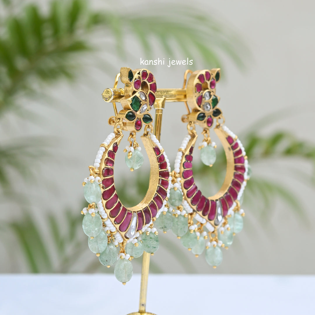 Jadau earrings