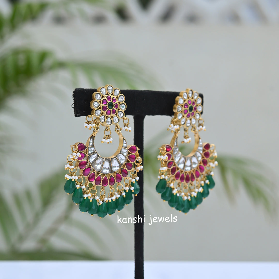Jadau earrings