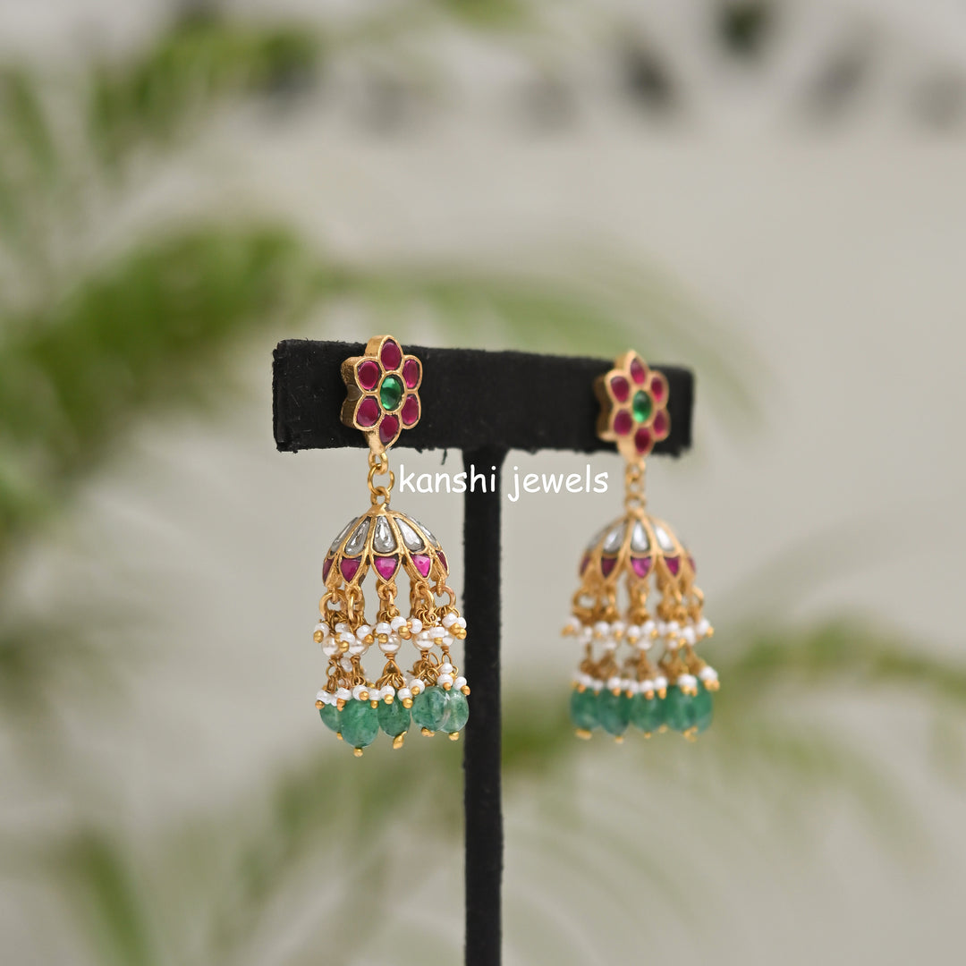 Jadau jhumkas