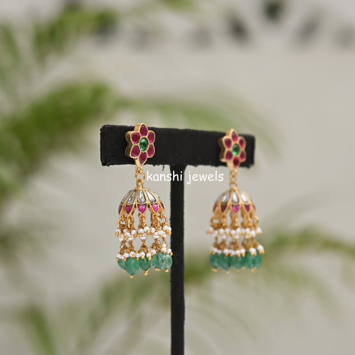 Jadau jhumkas