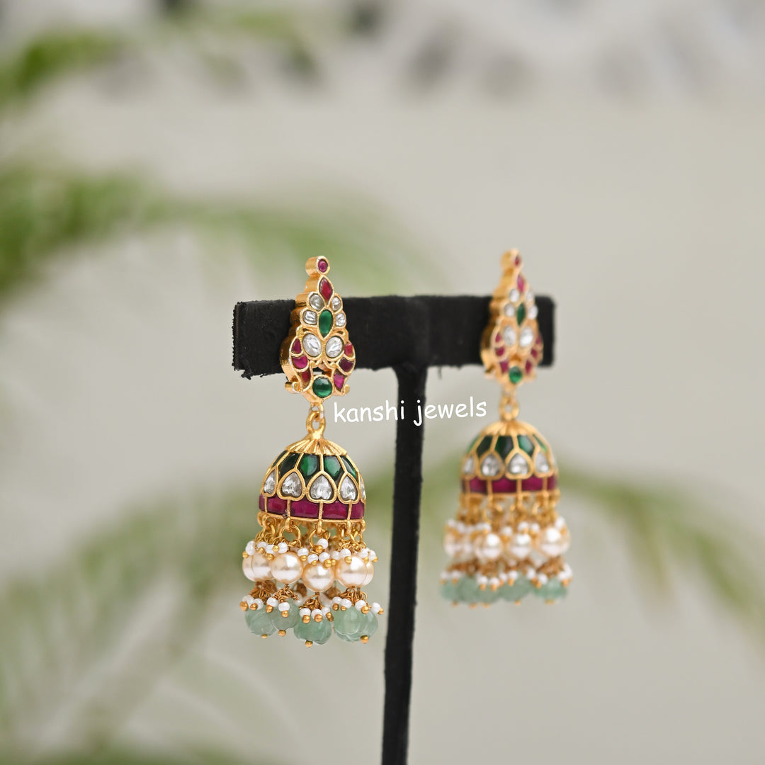 Jadau jhumkas