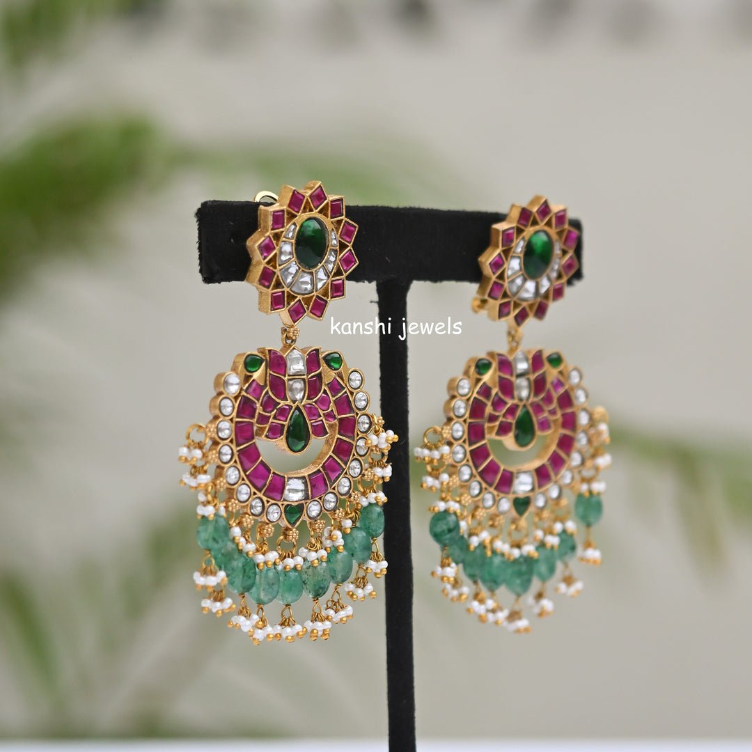Jadau earrings