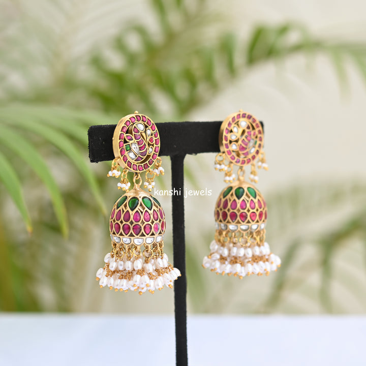 Jadau jhumkas