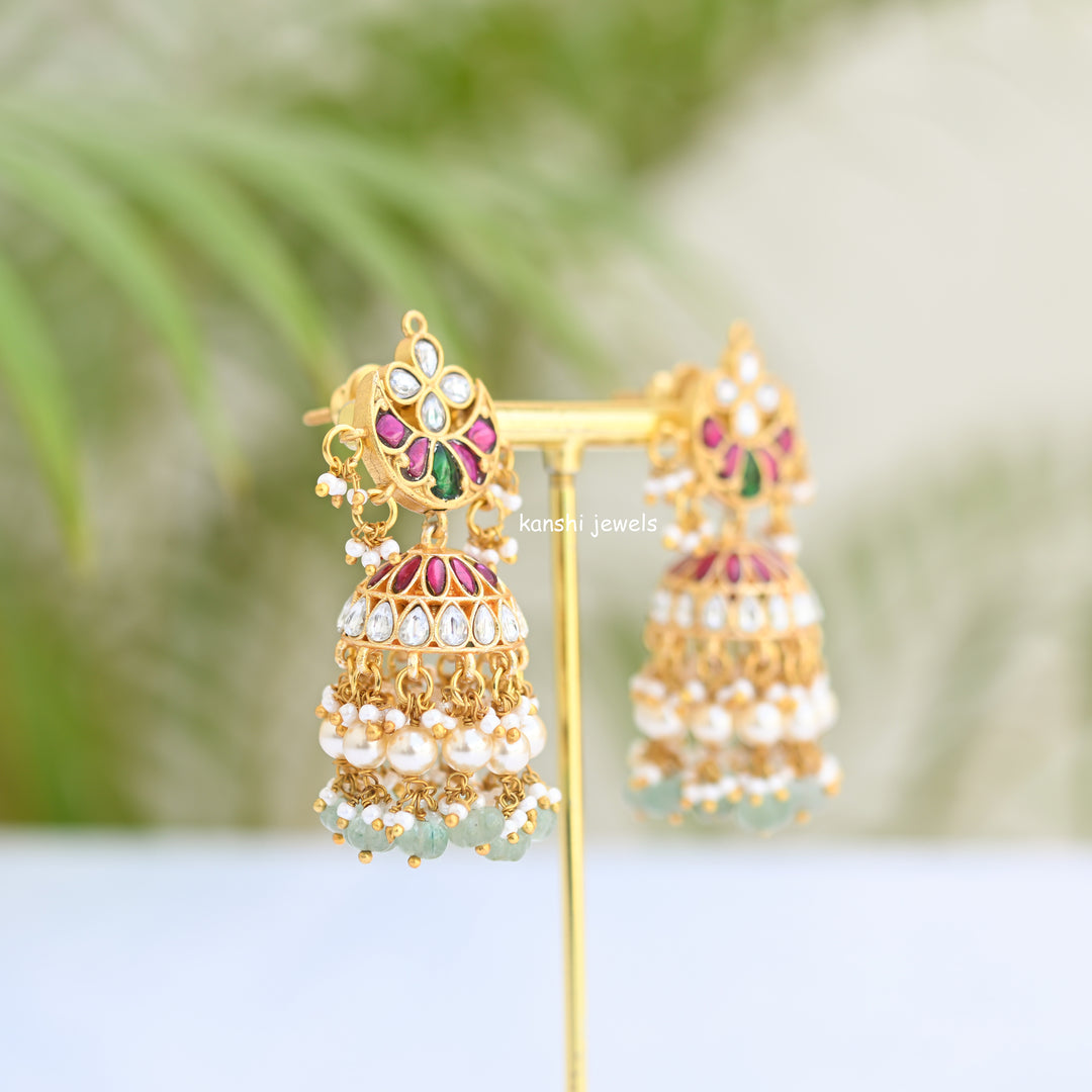 Jadau jhumkas