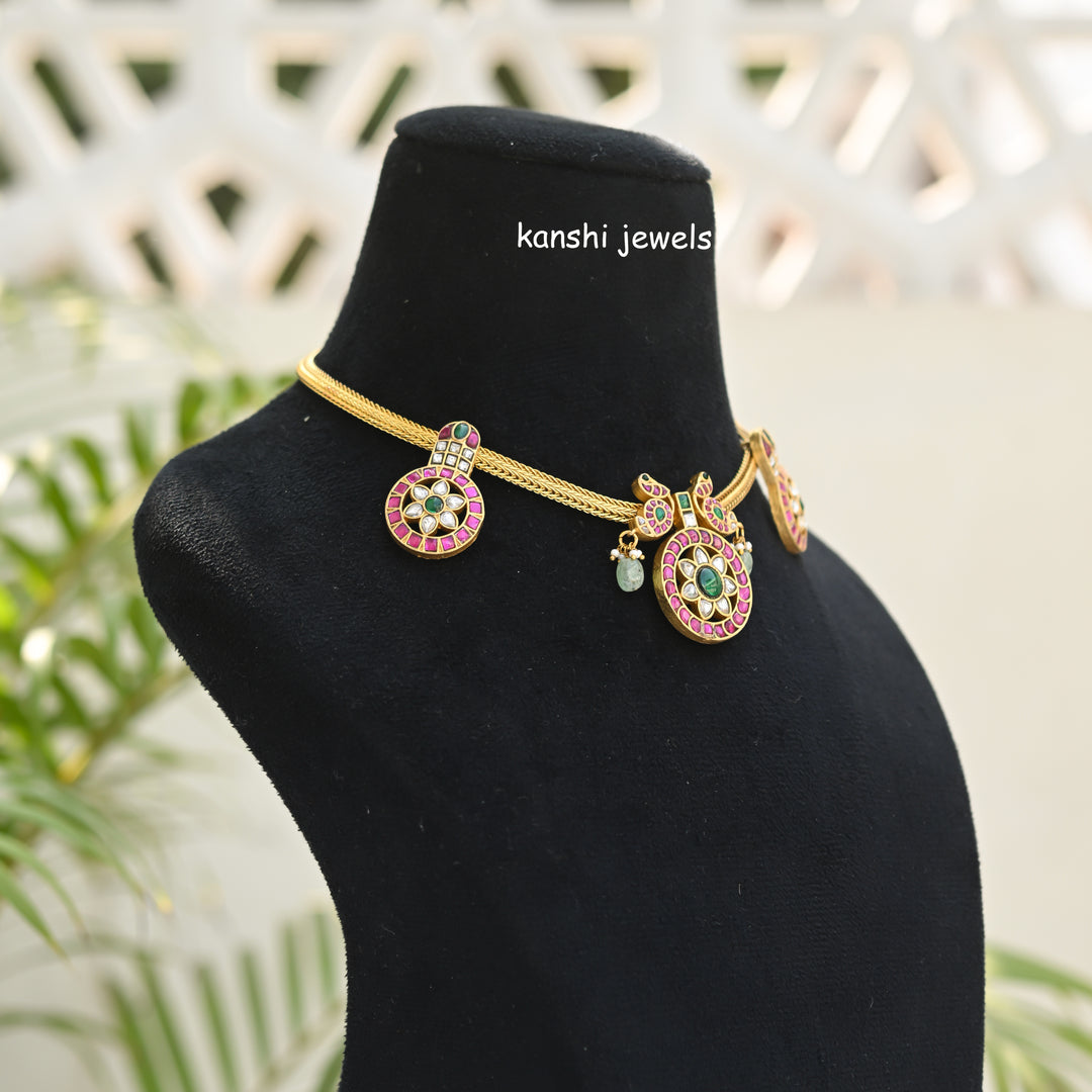 Jadau chain necklace