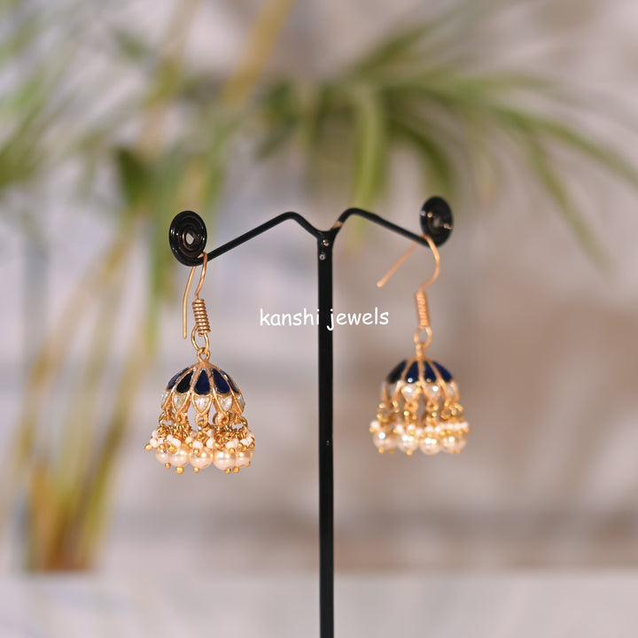 Neelam Jadau Earrings