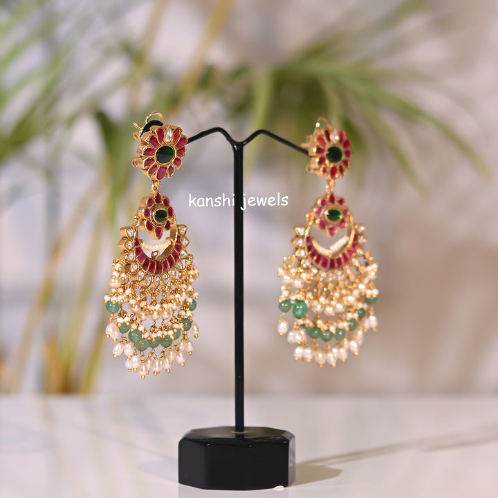 Jadau Earrings
