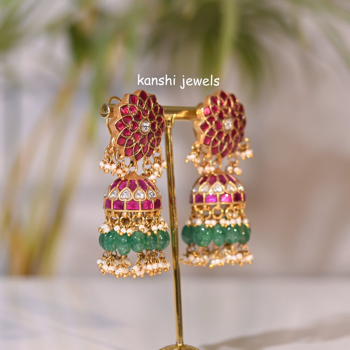 Jadau Jhumkas