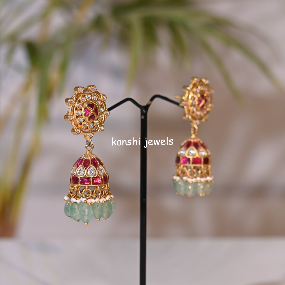 Jadau Jhumkas