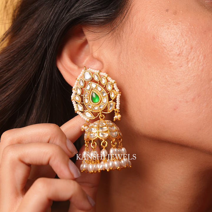 Jadau jhumkas