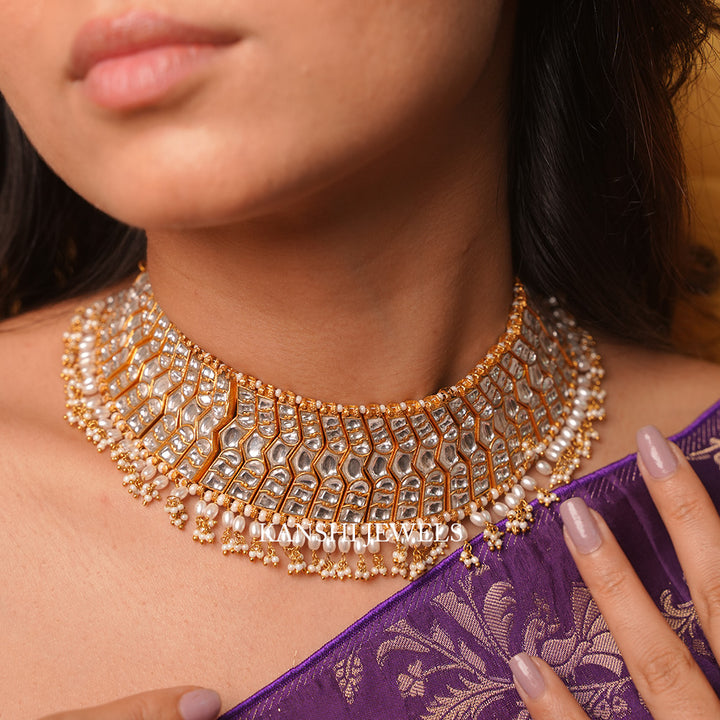 Jadau rani necklace