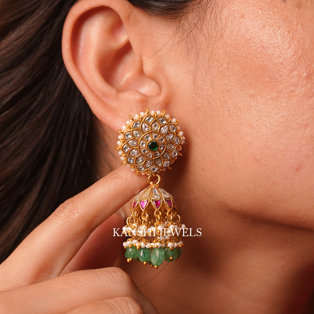 Jadau jhumkas