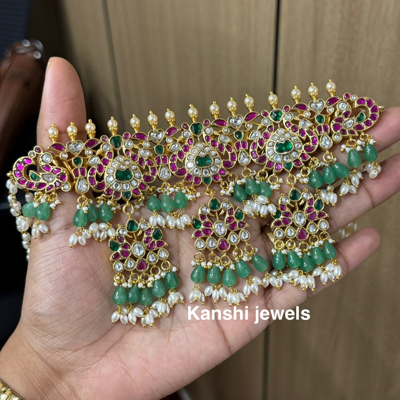 Jadau Kundan Choker Necklace