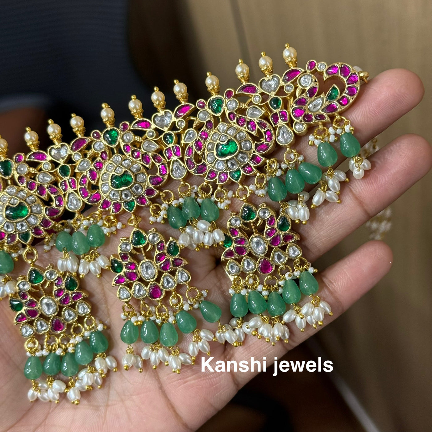Jadau Kundan Choker Necklace